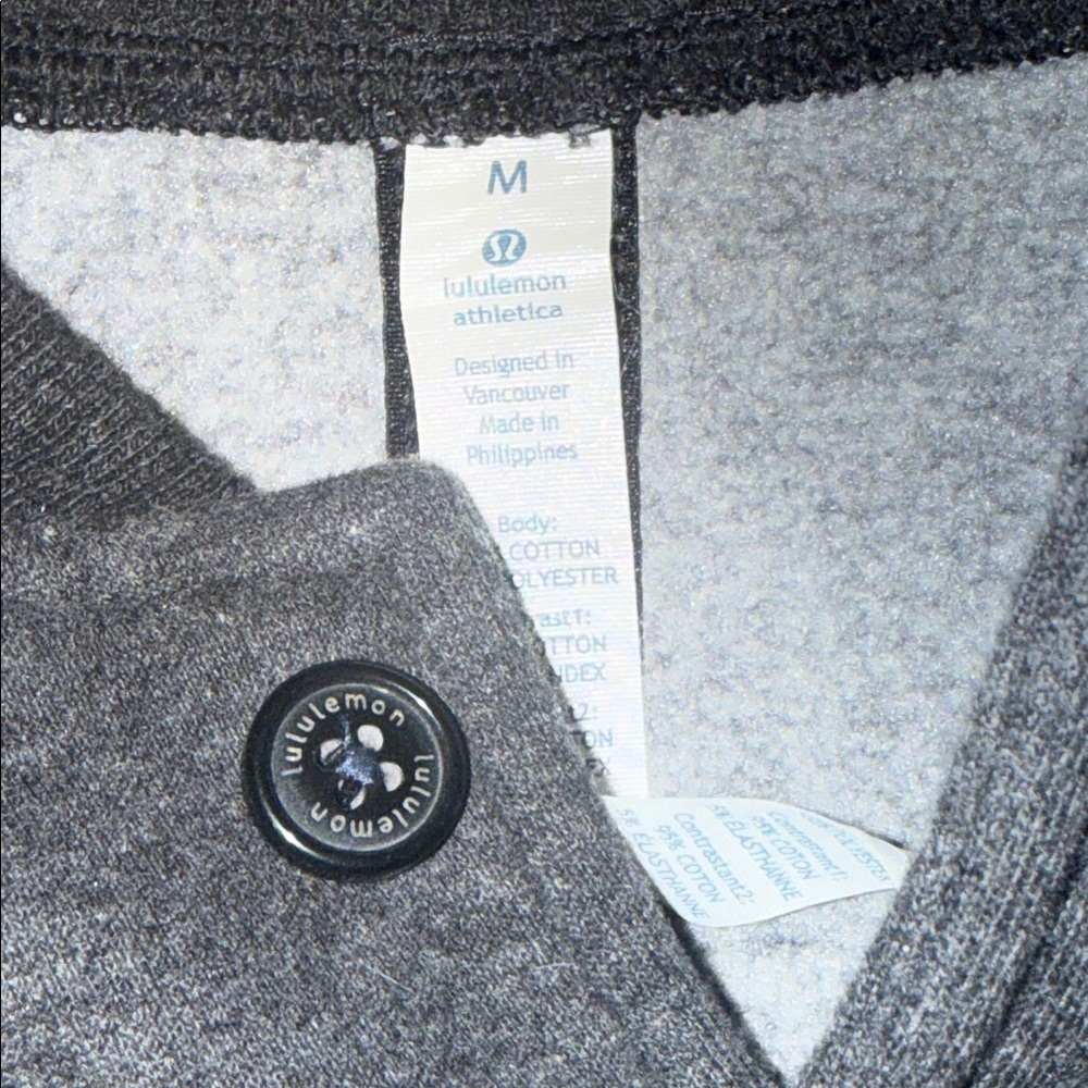 Lululemon Mens Long Sleeve Revolve Henley M - Picture 6 of 6